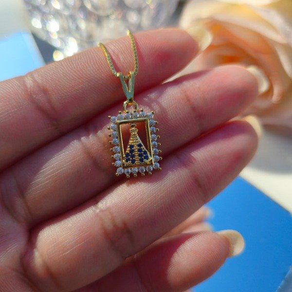Producto - Collar Virgen Azul