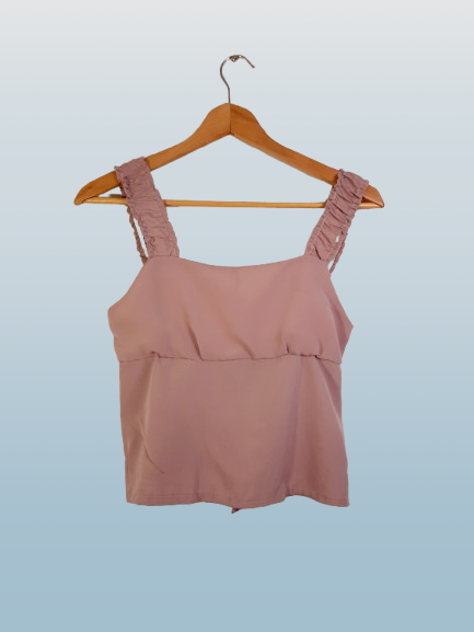 Producto - BLUSA CON FRUNCE LILA