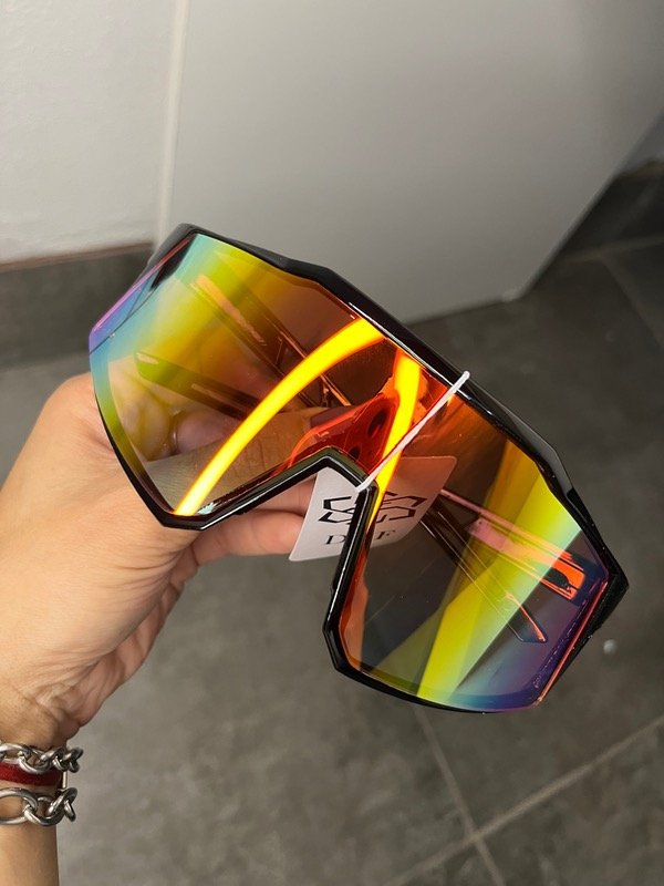 Producto - Lentes para moto t verde espejado