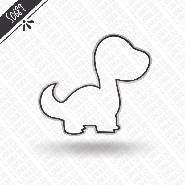 Producto - S0689 - Silueta de dinosaurio