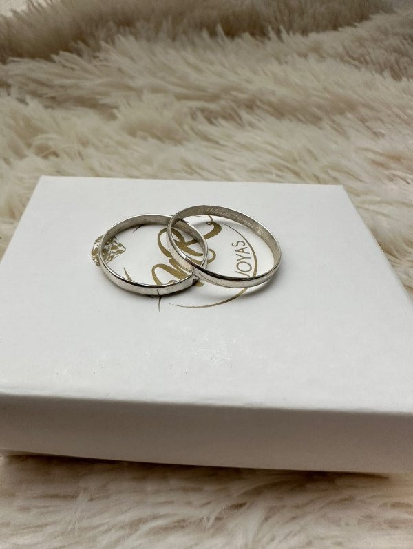 Producto - Alianzas de plata 3mm