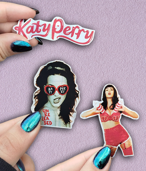 Producto - STICKERS HOLOGRÁFICOS - KATY PERRY - SET KATYCATS