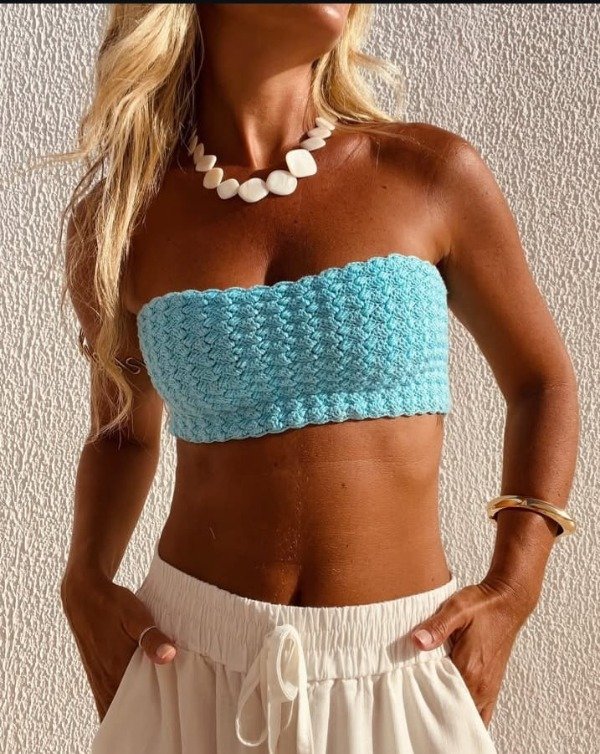 Producto - TOP ABANICOS light blue