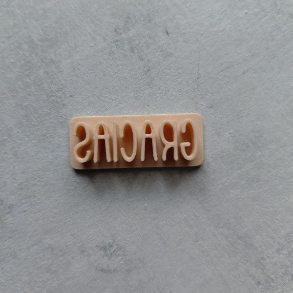 Producto - SELLO MINI Frases GRACIAS. FELIZ DIA. FELICIDADES. HECHO A MANO