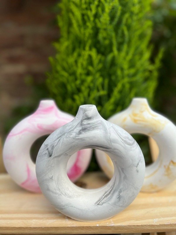 Producto - Florero dona yeso