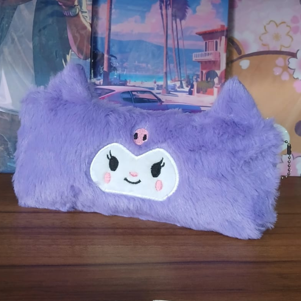 Producto - Cartuchera Kuromi lila peluche