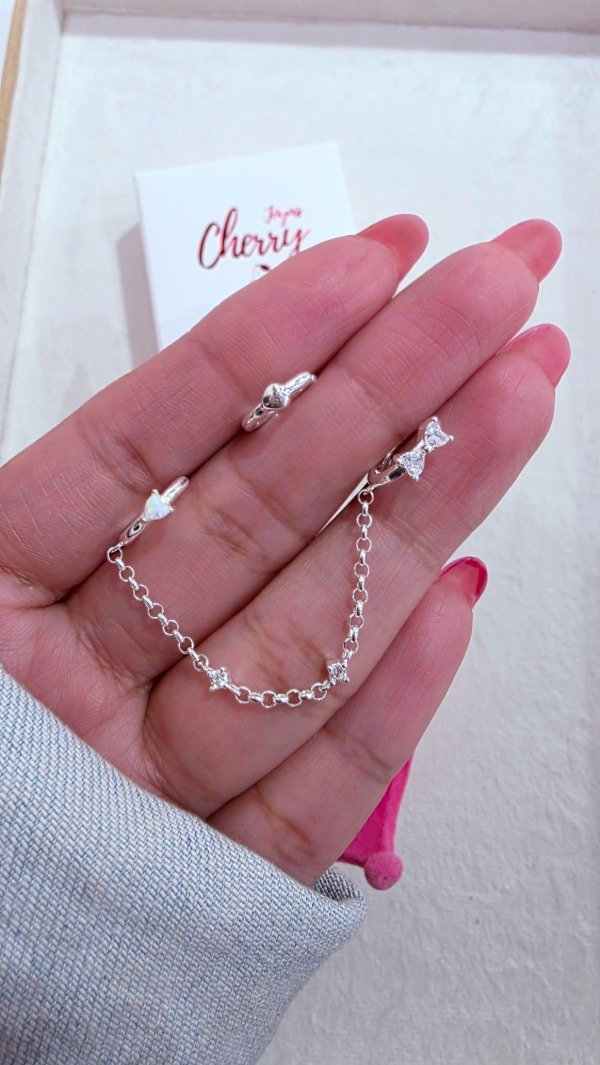 Producto - Mix corazon argollas y cuff PL - 4