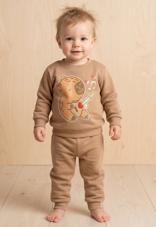 Producto - Capybara conjunto friza bebé