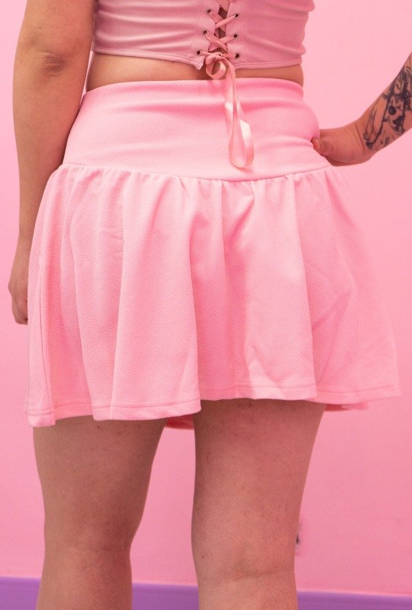 Producto - Falda Tricota Rosa - 1