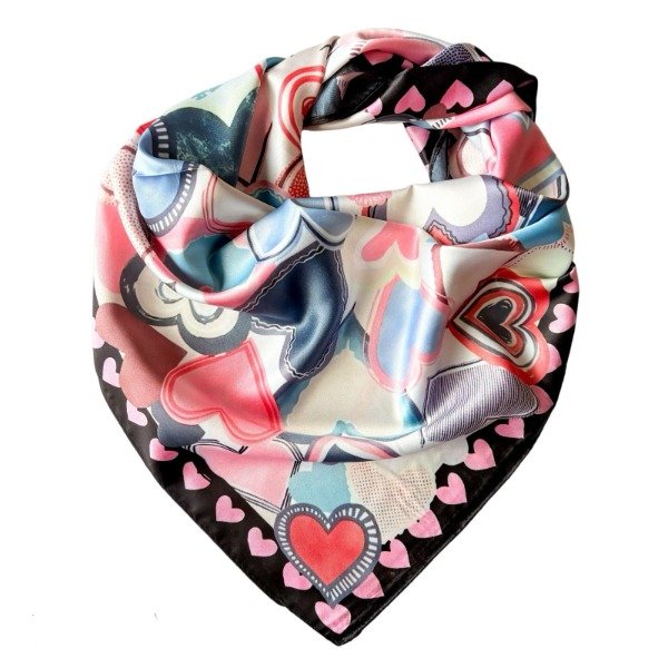 Producto - Pañuelo Hearts Black
