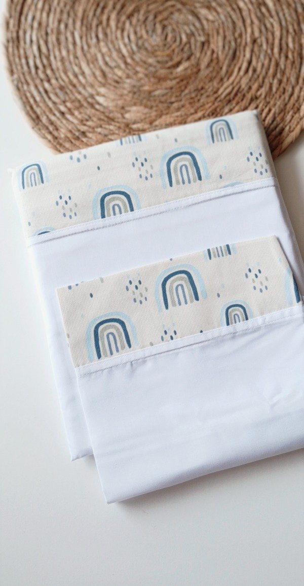 Producto - Juego de sábanas funcional arcoiris