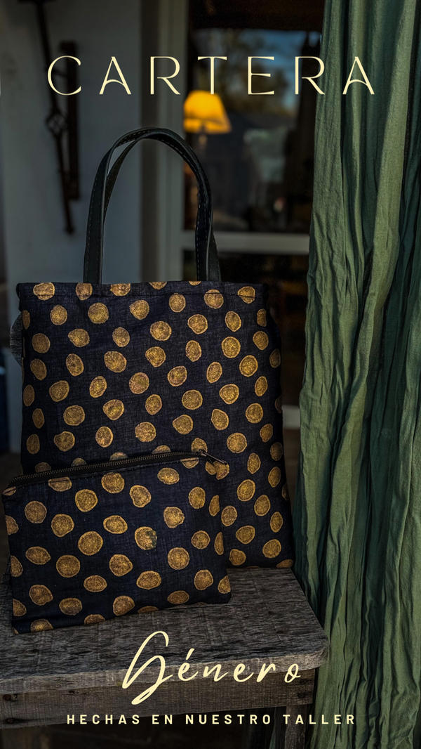 Producto - Cartera Pintas Dorados - 2