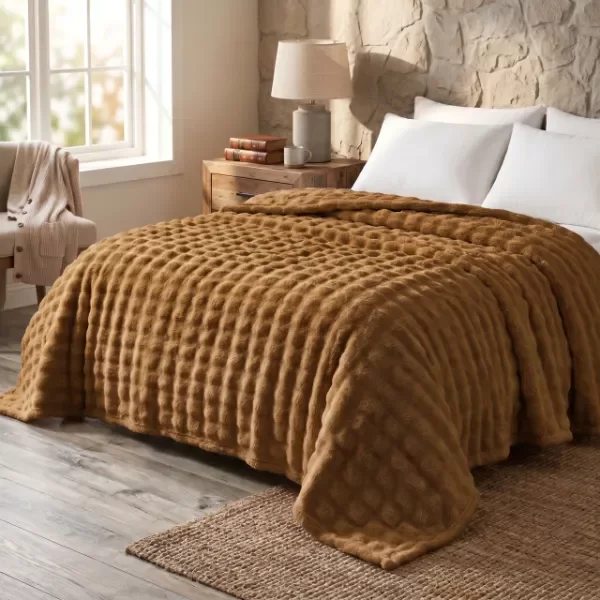 Producto - Frazada Burbuja flannel Sidney QUEEN - 1