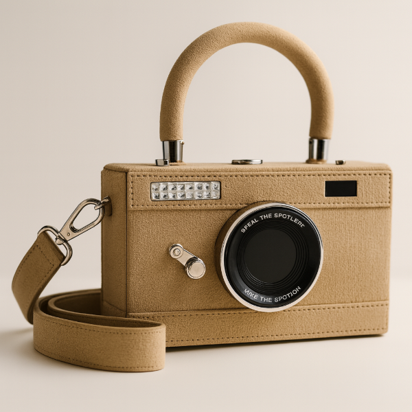 Producto - Cámara de Fotos Gamuzada (beige)