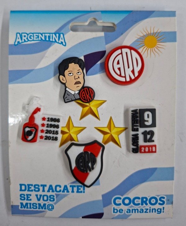 Producto - PINS PARA CROCS - RIVER PLATE
