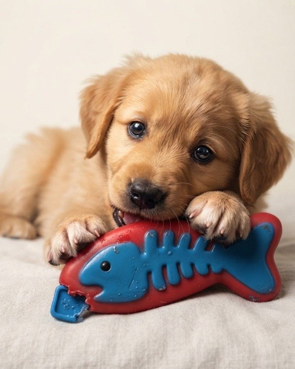 Producto - Juguete Para Perros Pescado Chillon 16 Cm Con Sonido - 0