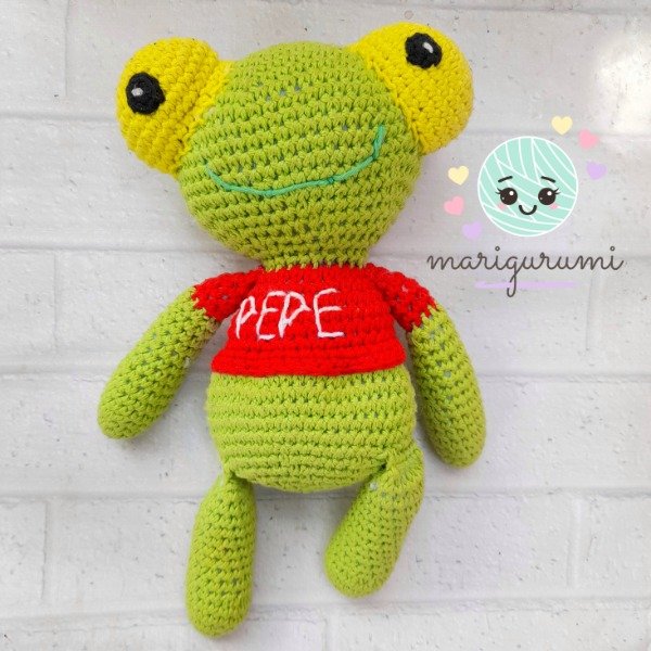 Producto - Sapo Pepe patrón amigurumi