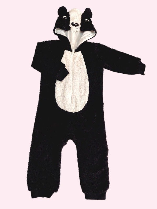 Producto - Enterito peluche de oso panda blanco y negro HYM 18 meses
