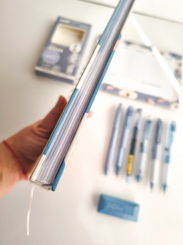 Producto - Combo cuaderno + organizador semanal + accesorios - Azul - 7