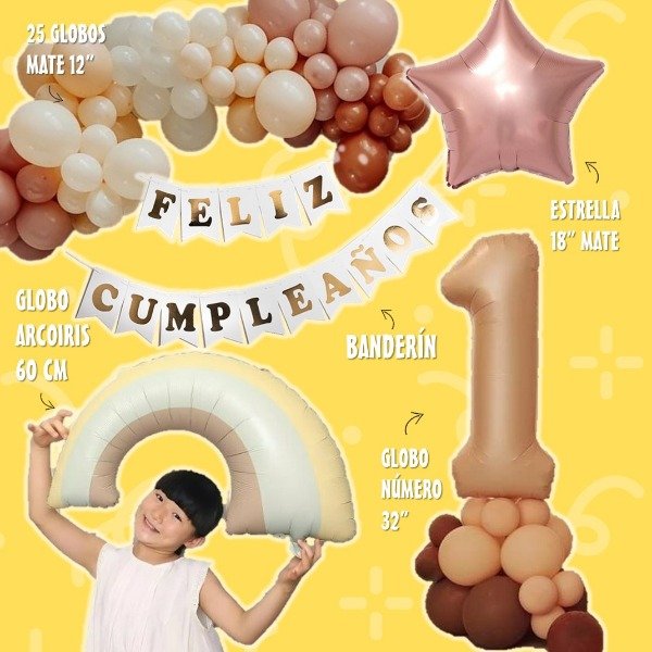 Producto - COMBO GLOBOS ARCOIRIS