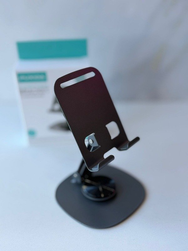 Producto - Soporte de celular para escritorio metalico gira 360
