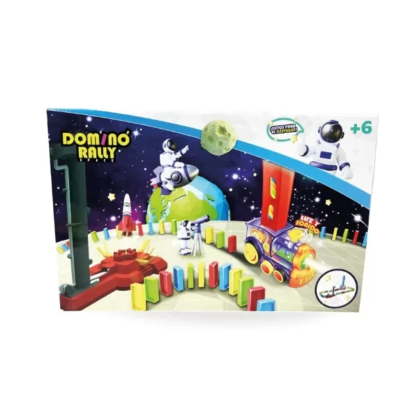 Producto - JUEGO DOMINO RALLY AVION 120PZS CAJA 37X23CM