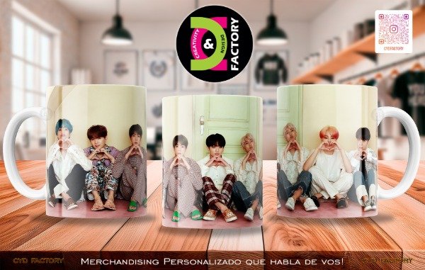 Producto - Taza BTS - TZ-RT-BL-11OZ-249-MUS-BTS