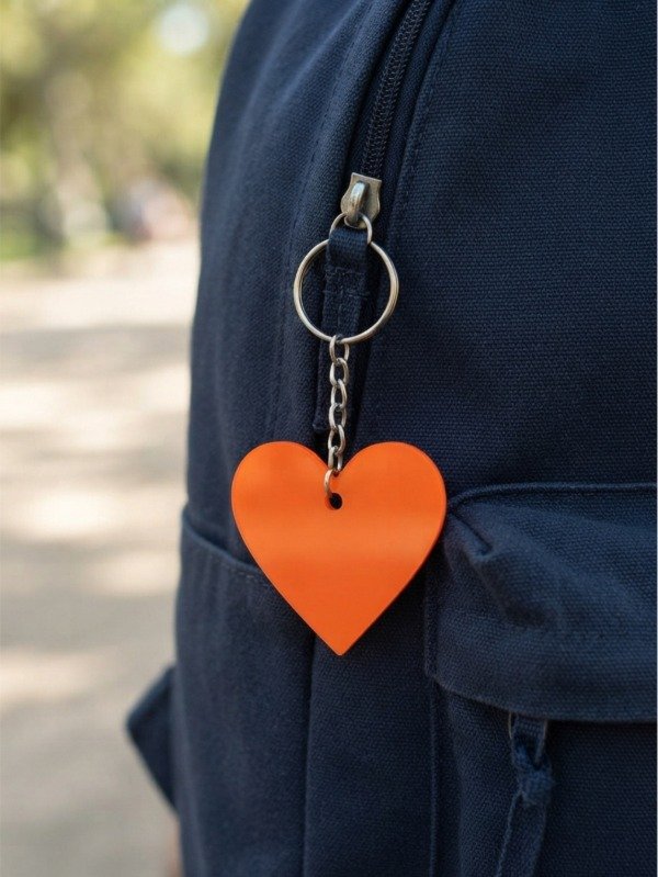 Producto - Llavero Corazón / Naranja Valencia - 0