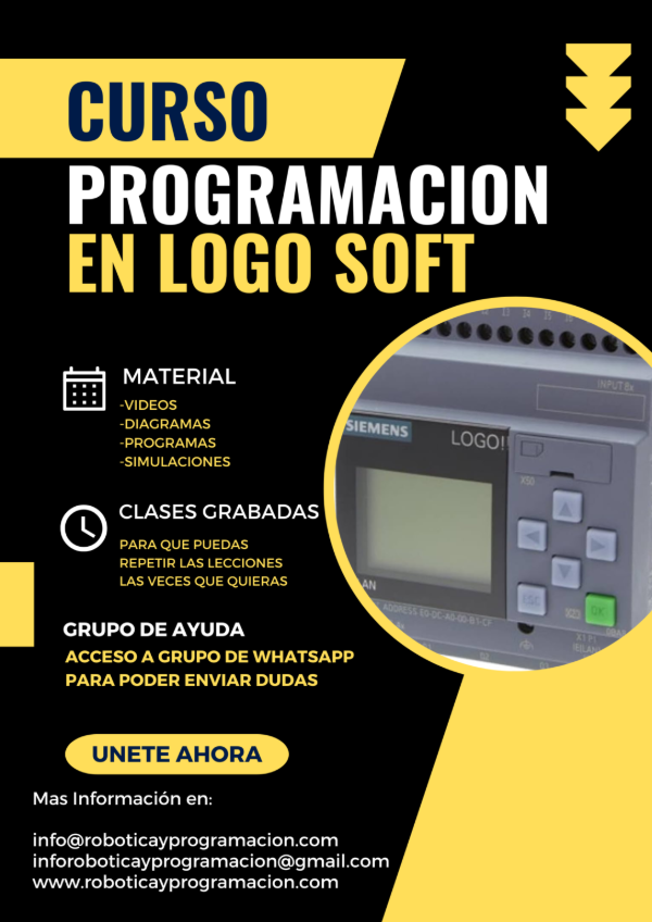 Producto - Curso Programación de Logo Soft "Presencial"