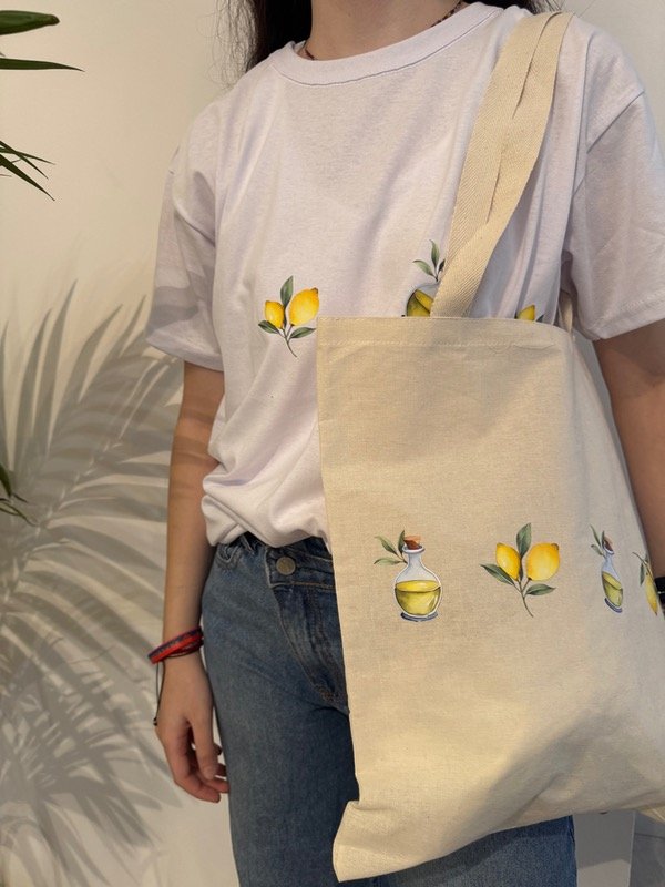 Producto - Remera con bolsita xl limones