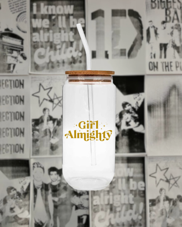 Producto - Vaso de vidrio - Girl Almighty