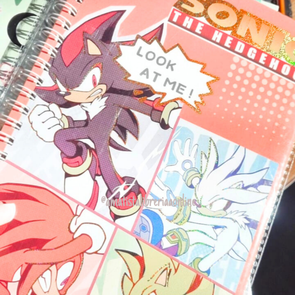 Producto - Cuaderno a5 Sonic holografico