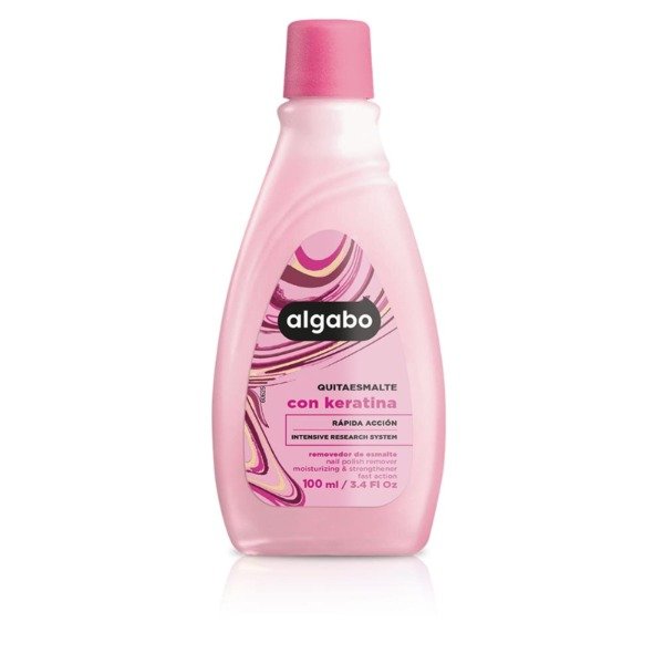 Producto - Quitaesmalte con keratina 100ml Algabo