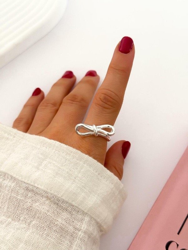 Producto - Anillo Lazo Regylable Acero Blanco