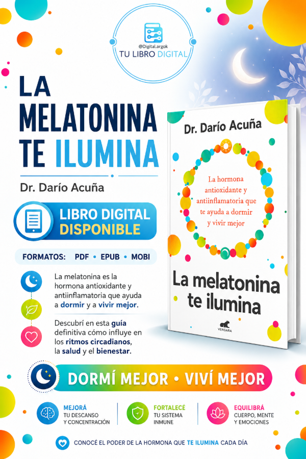 Producto - MELATONINA TE ILUMINA Dr. Darío Acuña