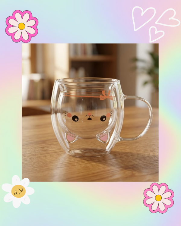 Producto - Taza Doble Capa Gatito
