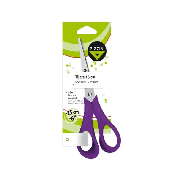 Producto - Tijera escolar Pizzini 15cm PS75C