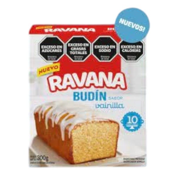 Producto - BUDIN VAINILLA RAVANA 6u x 300grs