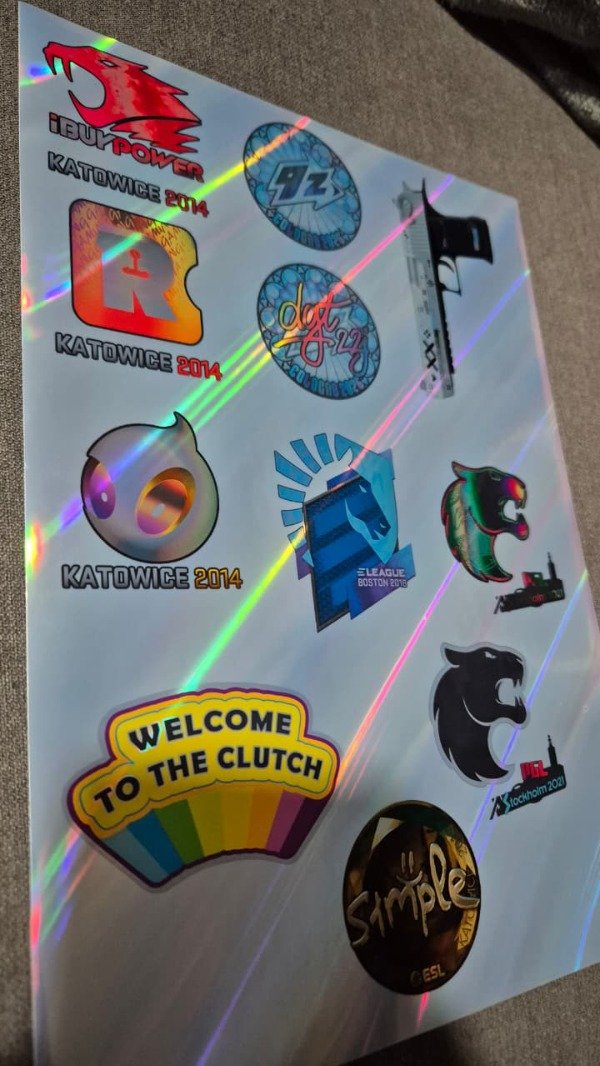 Producto - Plancha de Stickers (Sin cortar)