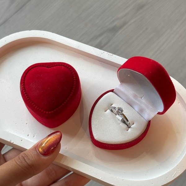 Producto - Cajita corazón rojo