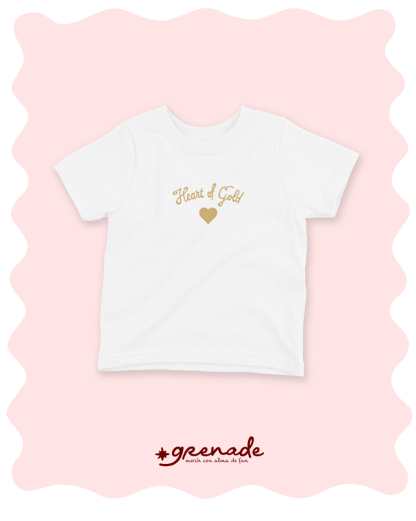 Baby tee "heart of gold"
