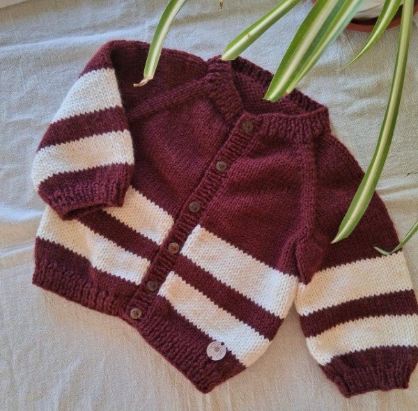 Producto - Saco Lola bordo y blanco en STOCK