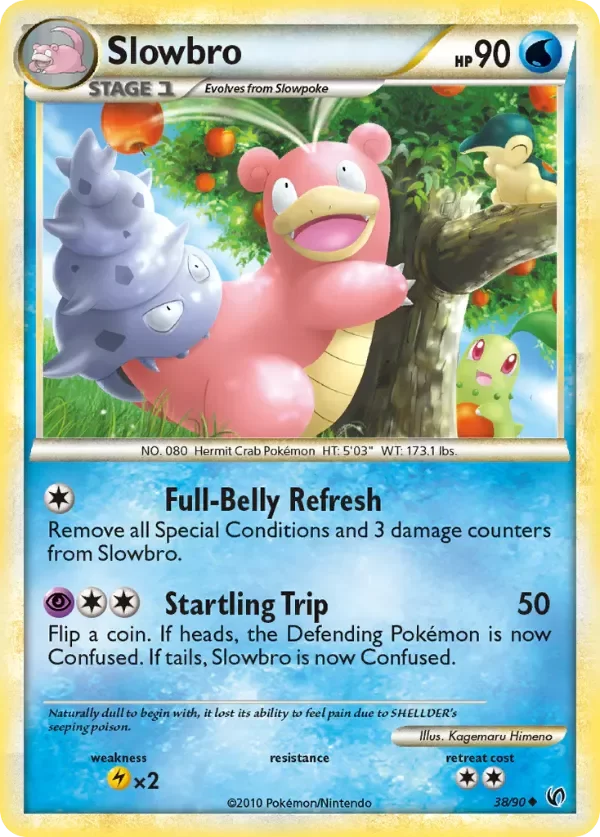 Producto - Slowbro 38/90 HeartGold and SoulSilver: Undaunted