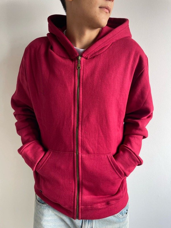 Producto - Campera frizada bordo