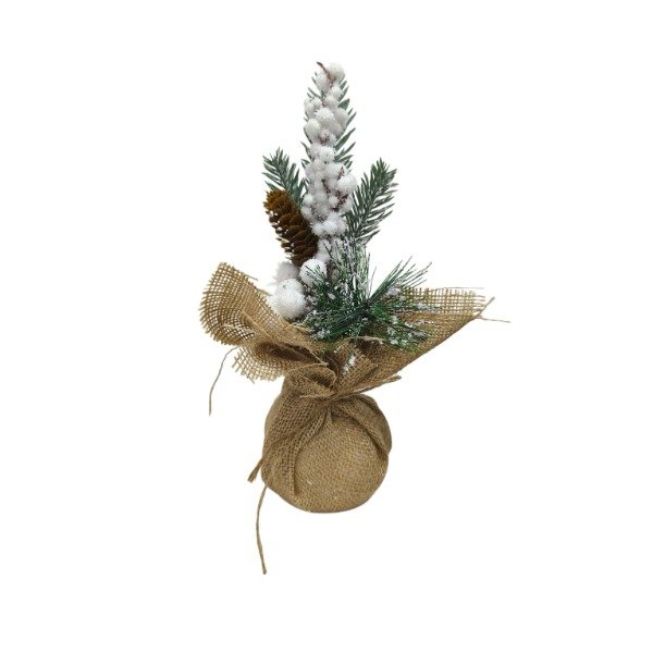 Producto - Mini Pino Decorado con Base 26 Cm