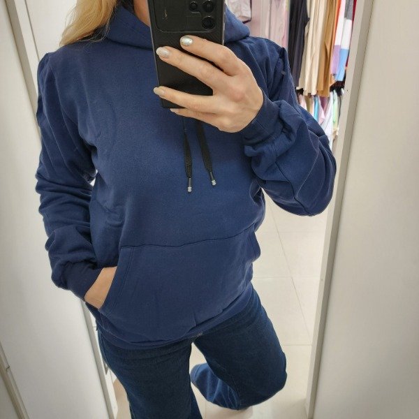 Producto - BUZO CANGURO ESCOLAR AZUL MARINO
