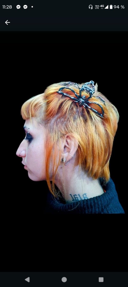 Producto - Broche telaraña