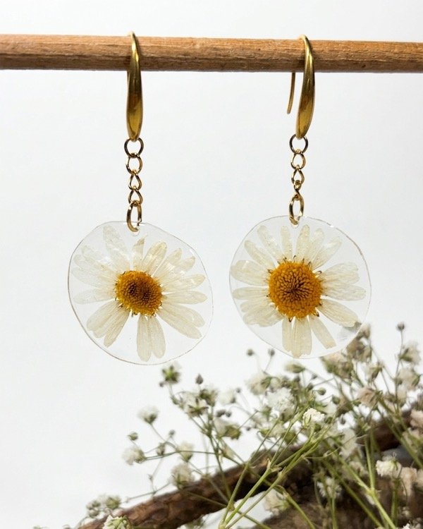 Producto - Aros Margaritas - Dorados