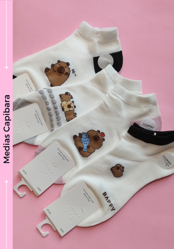 Producto - Medias Capibara Blanca