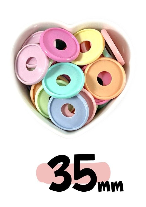 Producto - 50 discos GRANDES de colores a elección